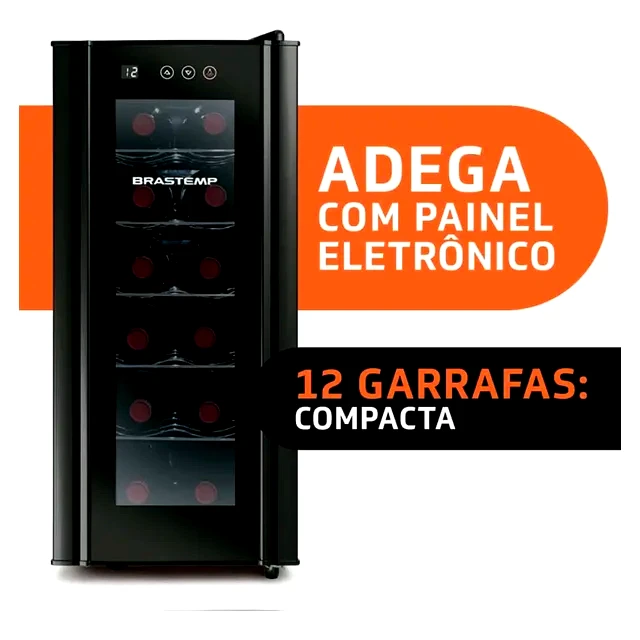 teste Adega Brastemp 12 Garrafas BZC12BE