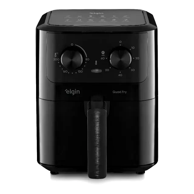 teste Fritadeira Air Fryer Elgin 4,2L 1400W Quad Fry
