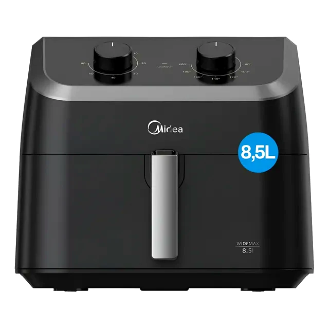 teste Fritadeira Air Fryer Midea 8,5L 1900W Wide Max Cyclone