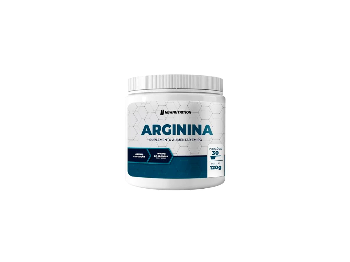 Arginina Aminoácido 120 Cápsulas - NewNutrition