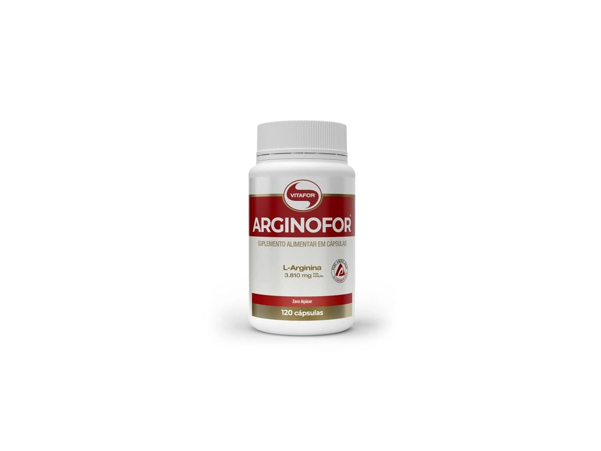 Arginofor 3810mg L-Arginina 120 Cápsulas - Vitafor