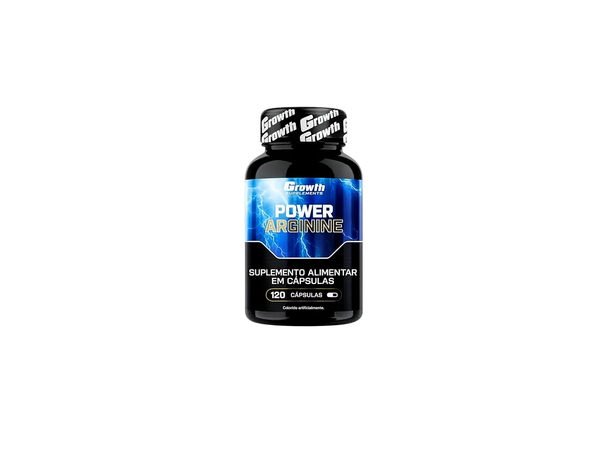 Power Arginine 600mg 120 Cápsulas - Growth Supplements