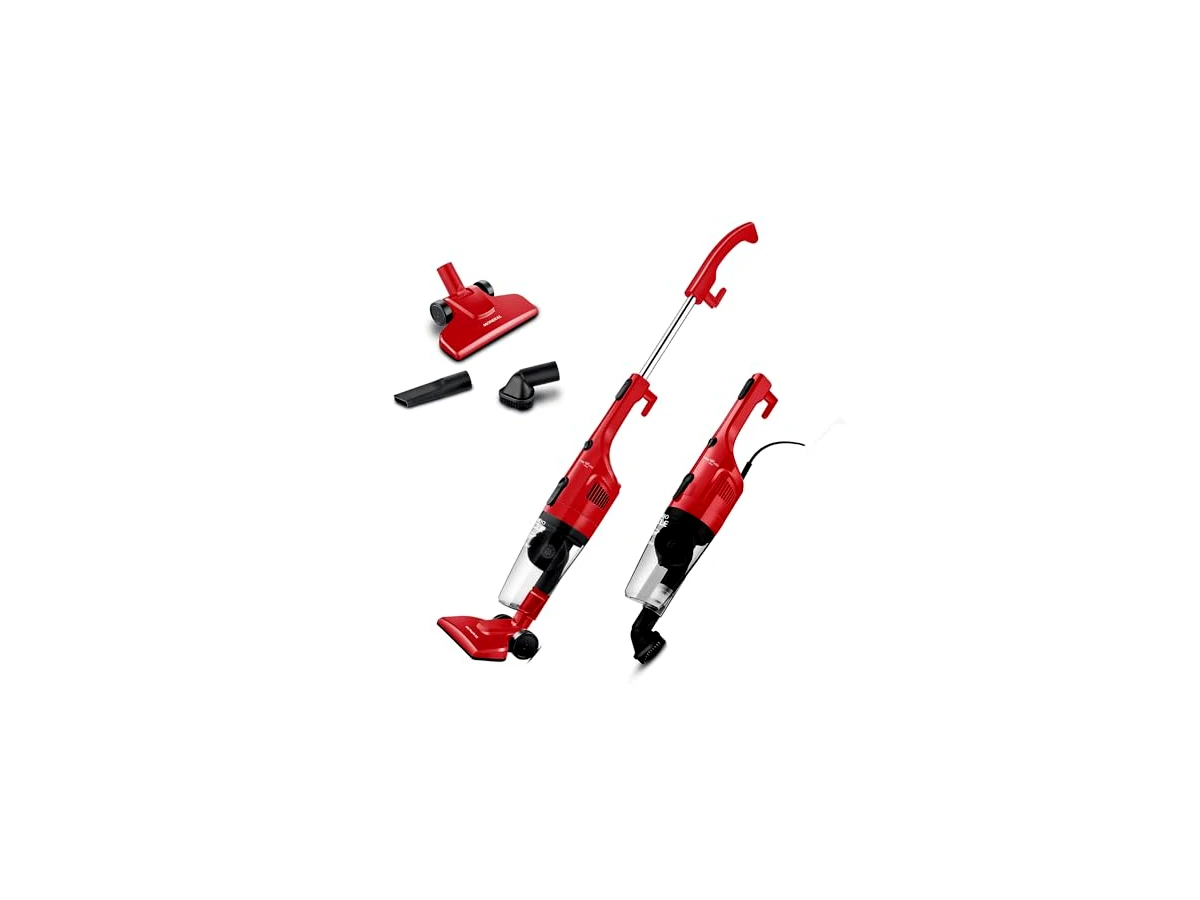 Aspirador de Pó Vertical Mondial Turbo Cycle AP-36 1100W Preto e Vermelho