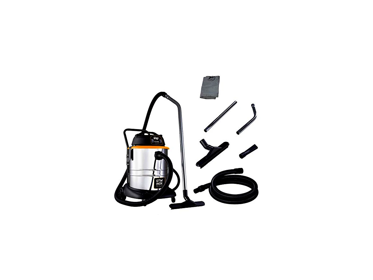 Aspirador de Pó e Água Profissional WAP GTW Inox 70 Duplo 70 Litros 2000W