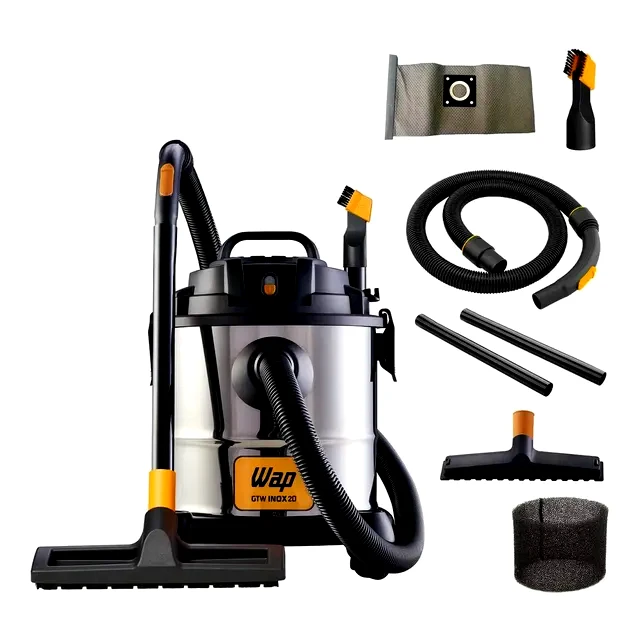 teste Aspirador de Pó e Água WAP 1600W GTW Inox 20