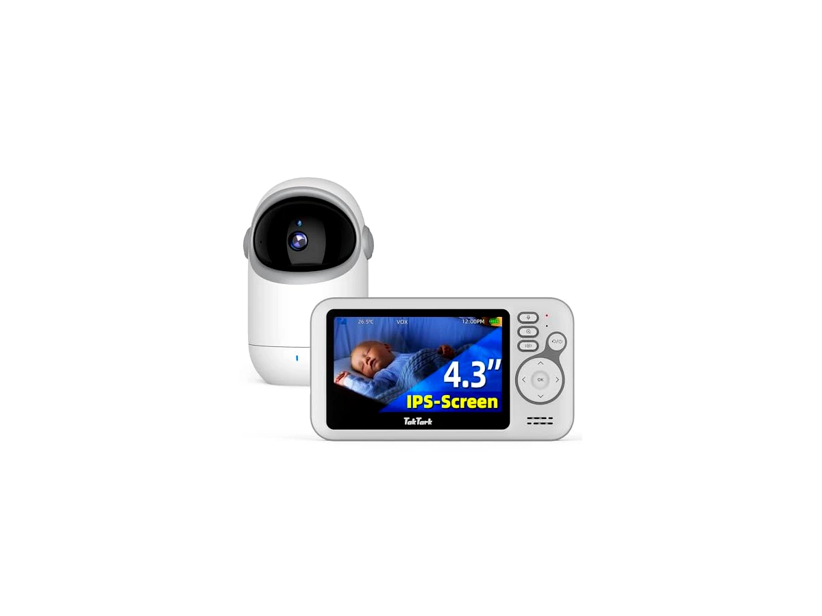 TakTark BM811 Babá Eletrônica com Câmera e Monitor de 3.2" e Visão Noturna