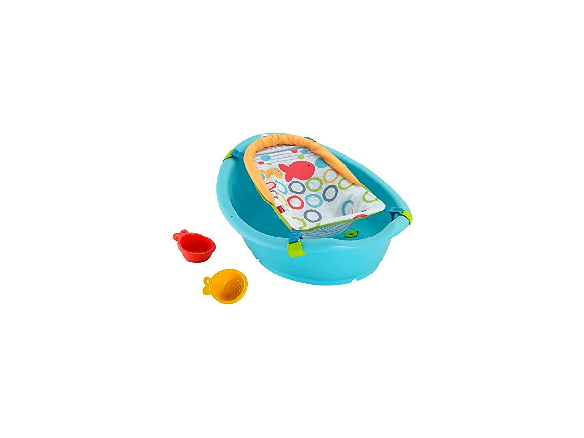 Banheira Crescendo Comigo Baleia 3 Estágios Fisher-Price - Mattel