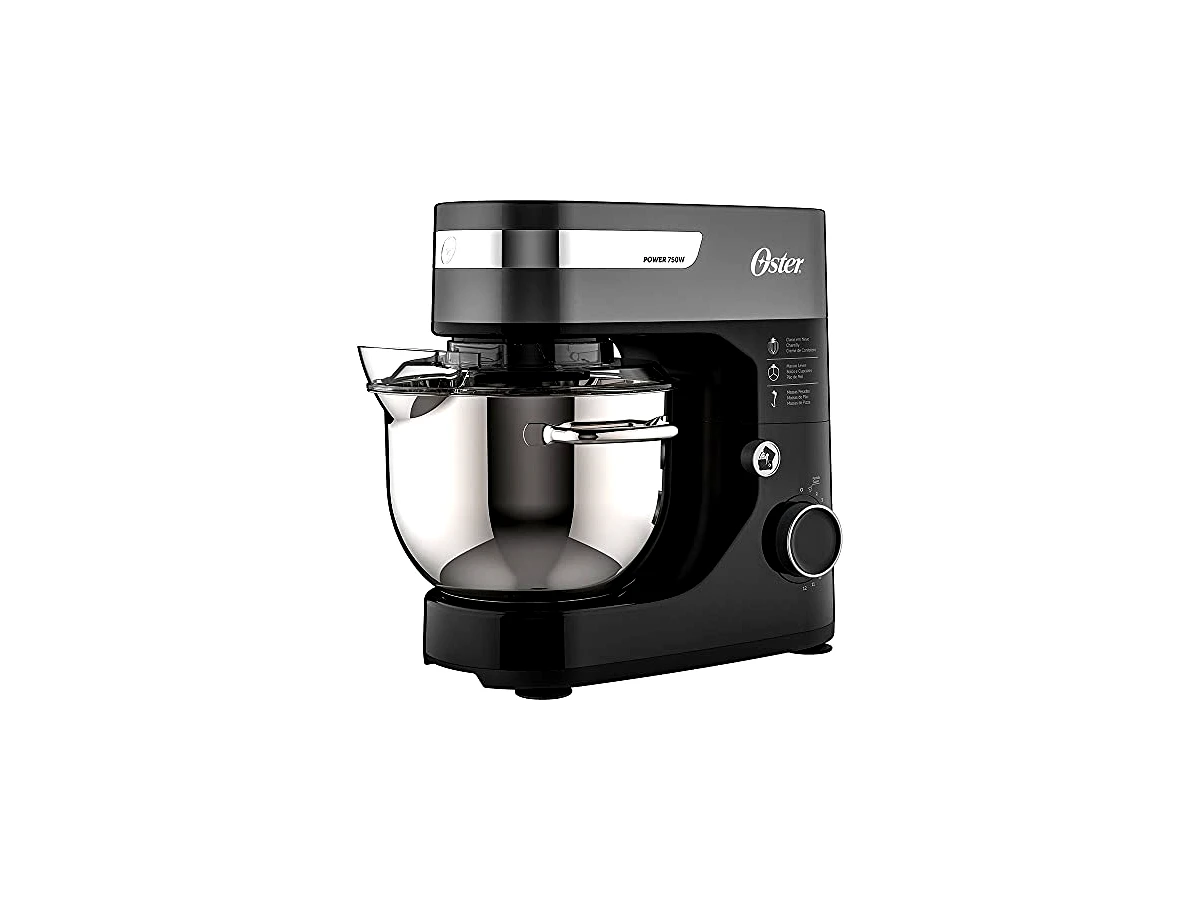 Batedeira Planetária Oster Bowl Inox OBAT651 750W com 12 Velocidades e Tigela de 4L