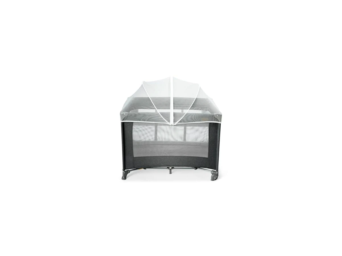 Berço Portátil Infantil Cercado Lazy Maxi Baby - Grafite