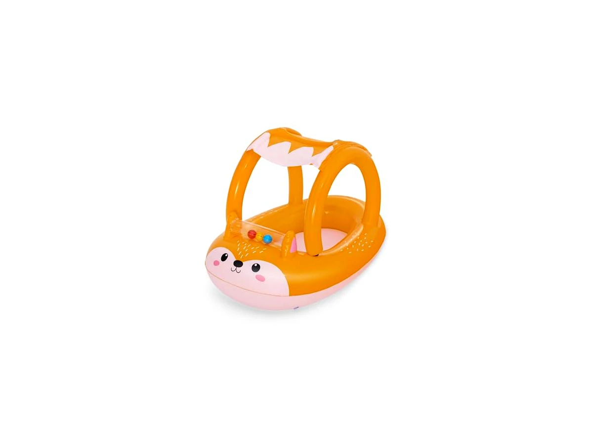 Boia Inflável Infantil com Cobertura UV e Fralda Baby Float Bestway