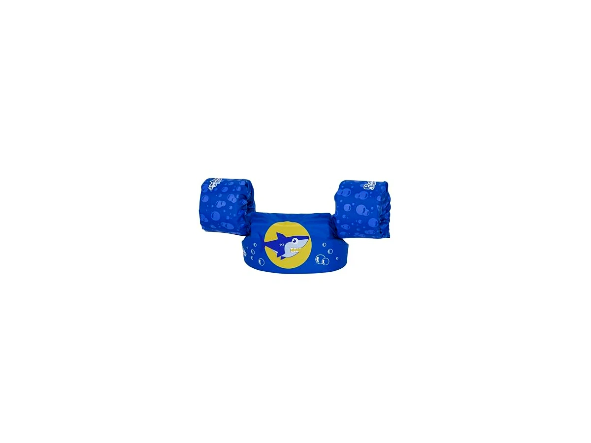 Colete Salva-Vidas Infantil Stearns Puddle Jumper Tubarão Azul