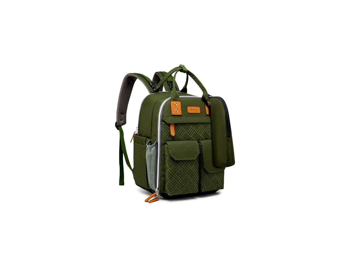 Mochila Maternidade com Grande Capacidade Impermeável Poliéster