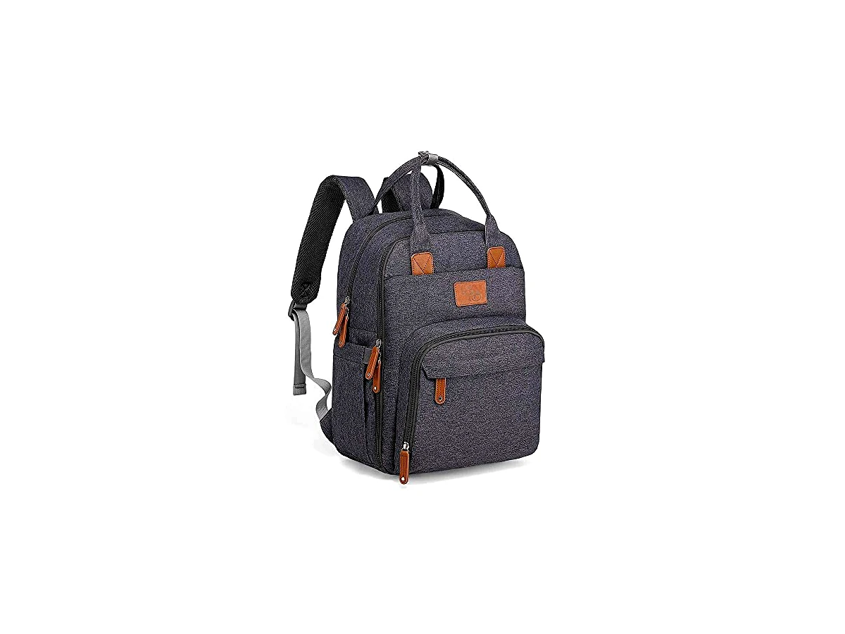 Mochila Maternidade Donna Laço Bebê LB Kyara Impermeável Oxford