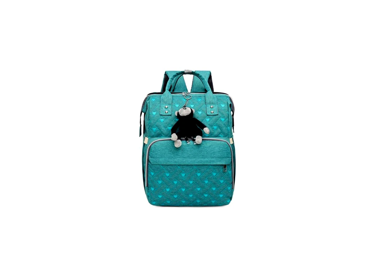 Mochila Maternidade Resistente à Água com Compartimento Térmico e USB