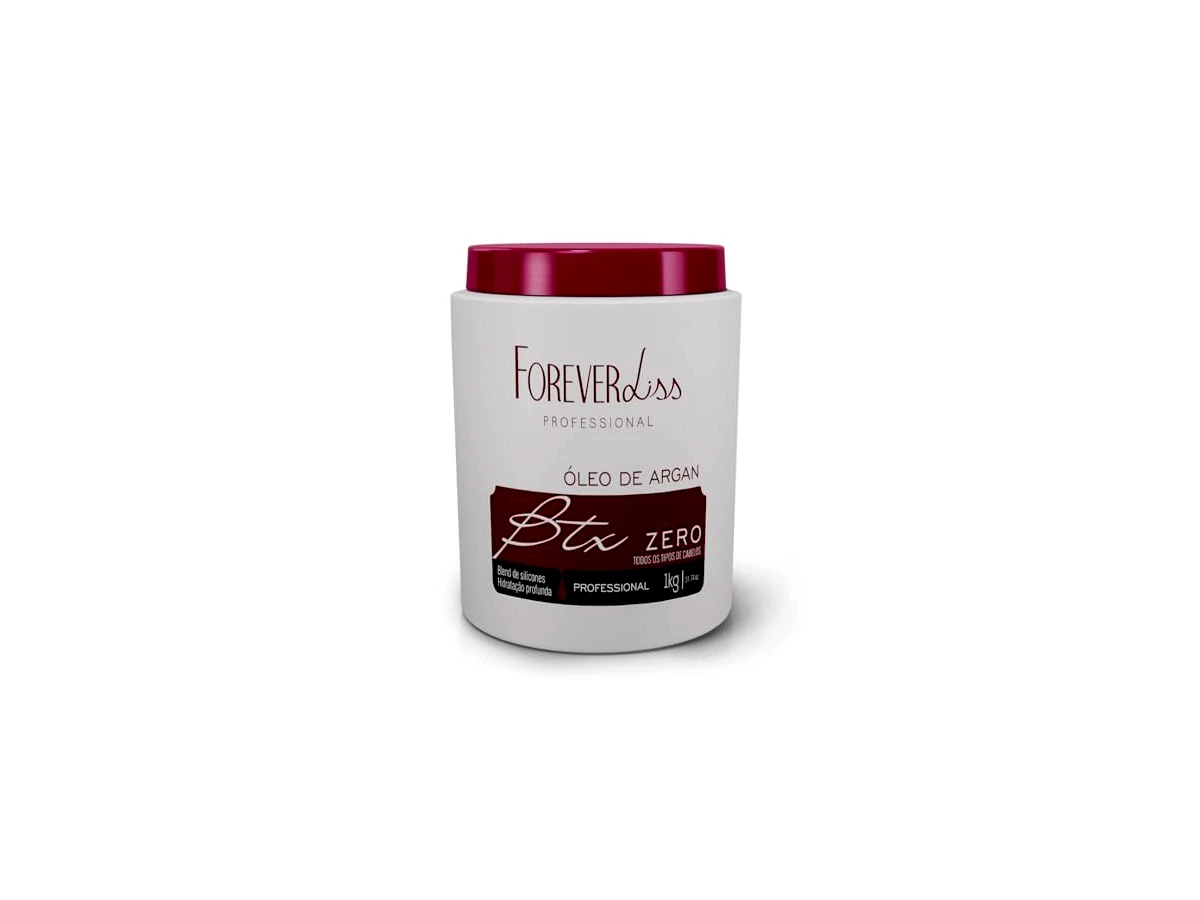 Forever Liss Btox Capilar Argan Oil Zero Máscara de Tratamento 1kg