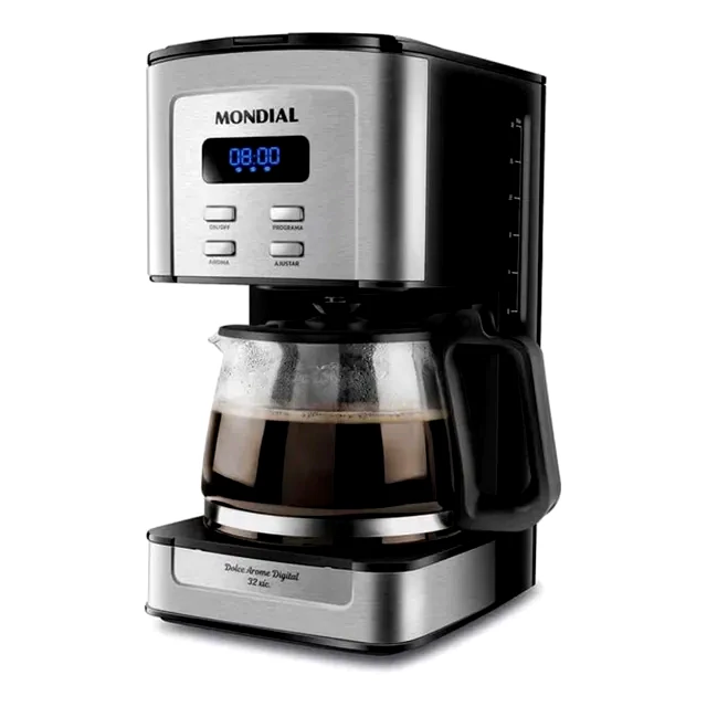 teste Cafeteira Elétrica Mondial 32 Xícaras Dolce Arome C-44-32X-SDI