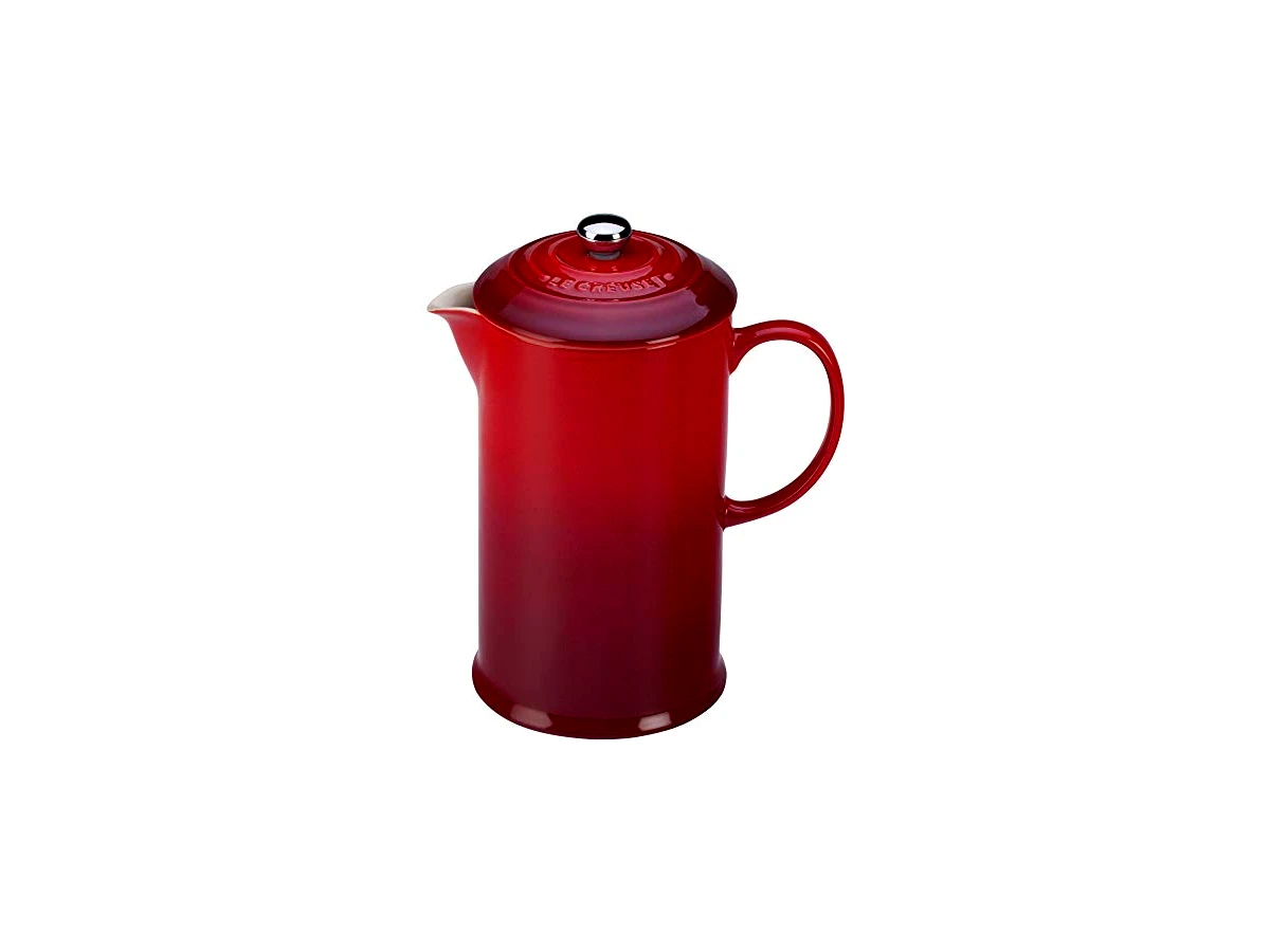 Le Creuset Prensa Francesa em Cerâmica 1 Litro (Cor Cerise/Vermelho)