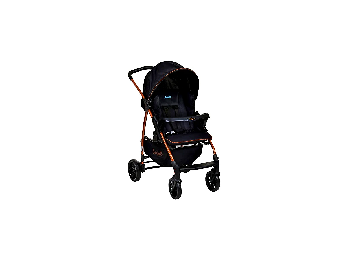Carrinho de Bebê Burigotto Ecco Cobre/Preto