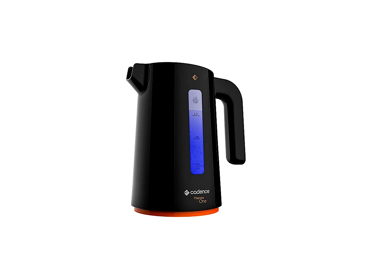 Chaleira Elétrica Cadence Contrast Preta 1,7L 127V (Modelo: CEL388-127)