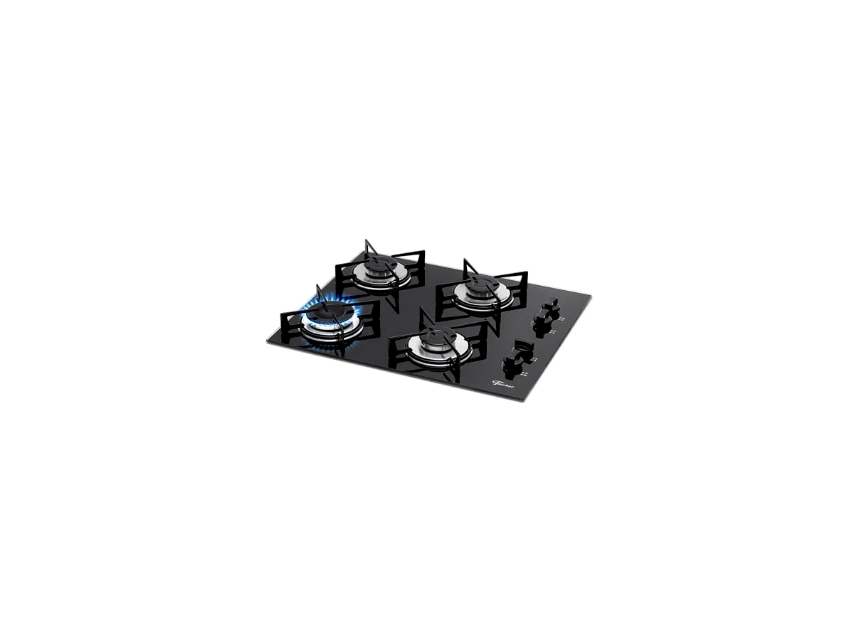 Cooktop a Gás Fischer Vidro Preto 1519-5713