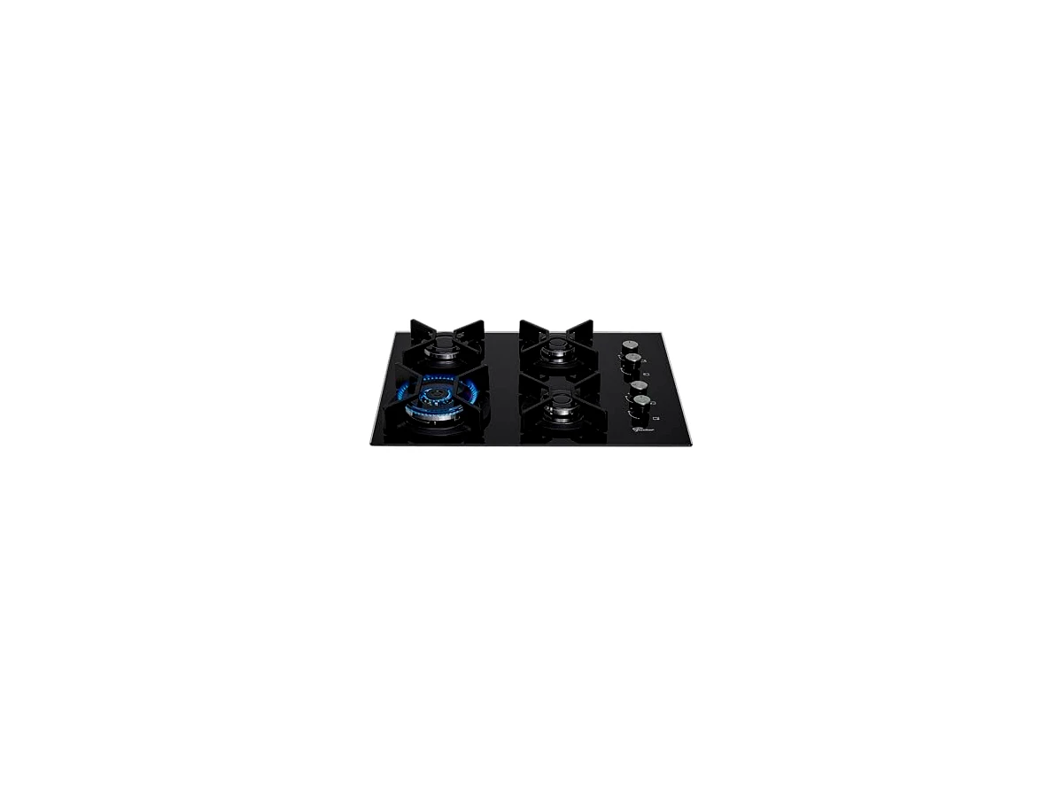 Fischer Infinity 4Q TC 26297-57076, 4 bocas a gás, vidro preto, bivolt — não confundir com o Fit Line 26299-57078