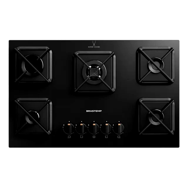 teste Cooktop Brastemp 5 Bocas a Gás BDS75AE