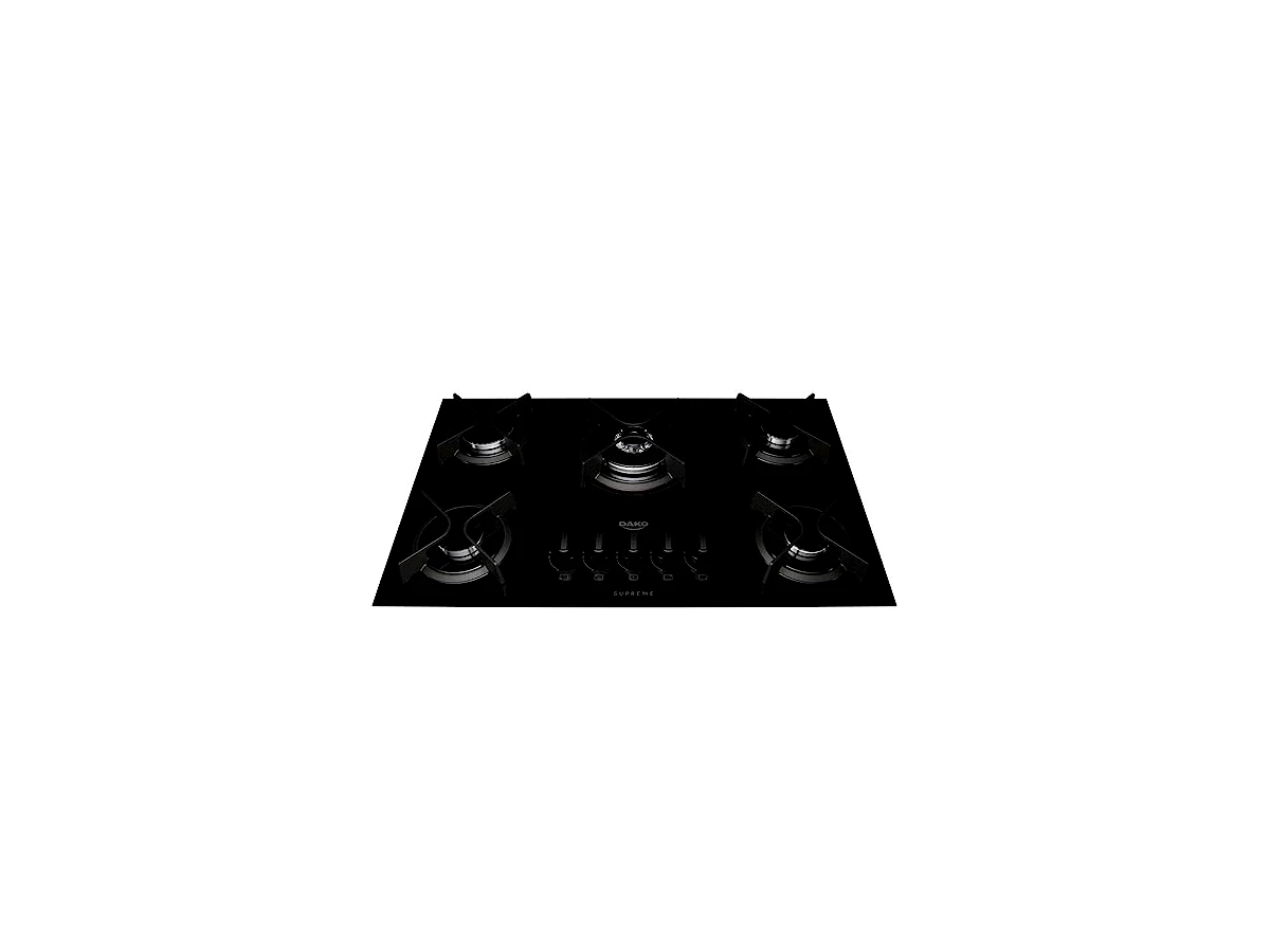 Cooktop Dako Supreme 5 Bocas Tripla Chama, referência 300001514, preto, bivolt — não confundir com o Supreme 4 bocas 300001513 nem com os fogões de piso Supreme.