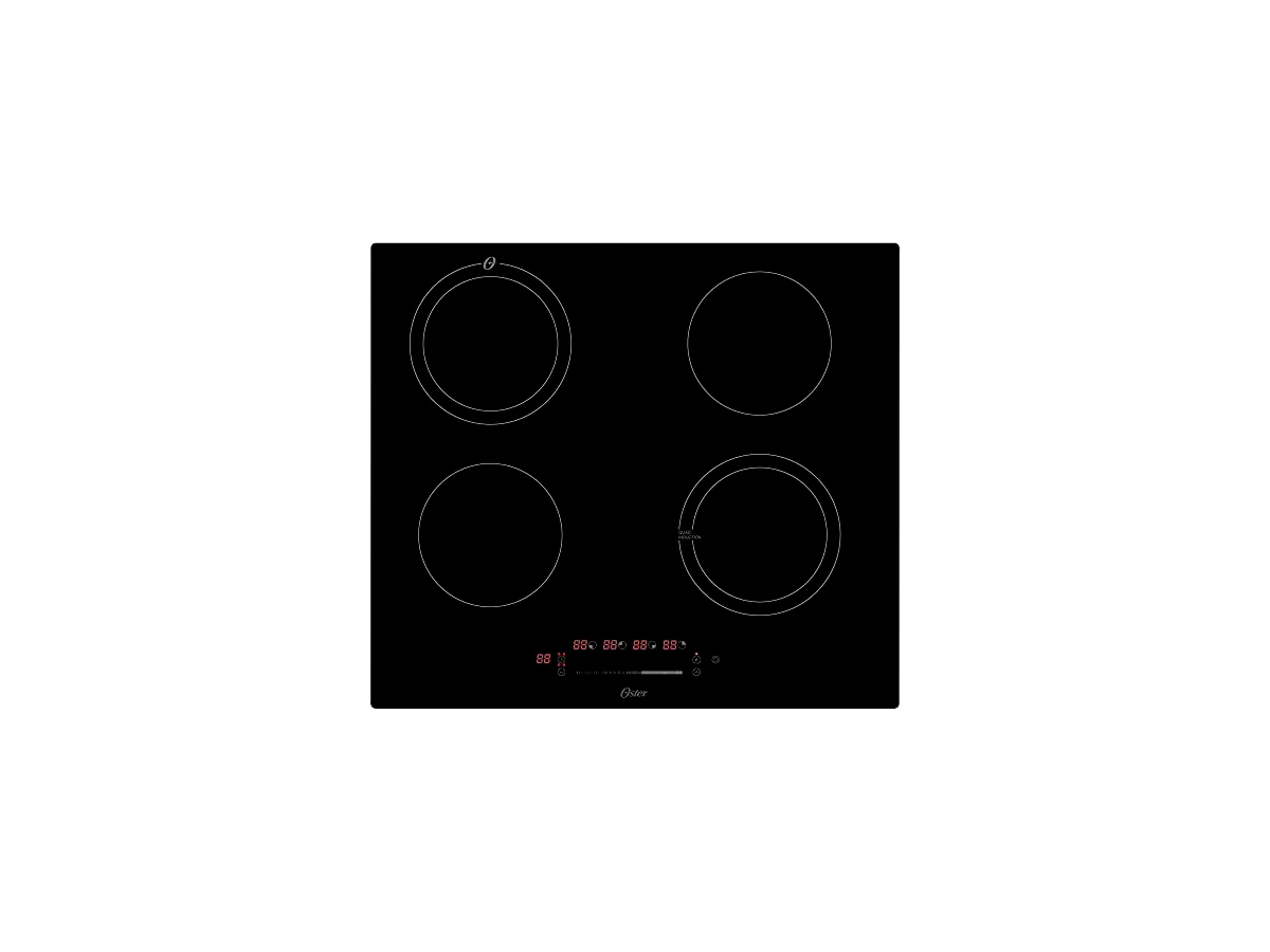 Oster OTOP402 — cooktop de indução com 4 bocas, Touch Screen, 220 V; não confundir com OTOP202 de 2 bocas