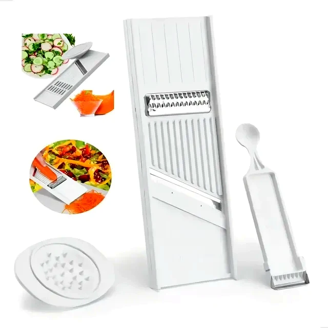 teste Kit Cortador de Legumes Domeasy 4 em 1 Mandoline