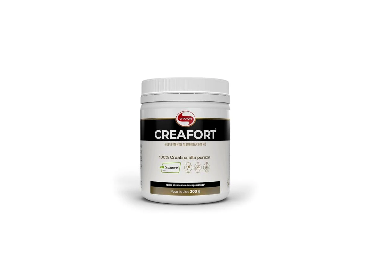 Creatina Monohidratada 100% Pura Creapure Vitafor Pote 300g