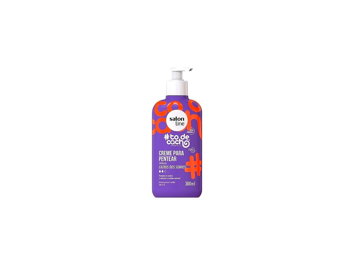 Creme para Pentear Salon Line Tô de Cacho Cachos dos Sonhos 2ABC e 3A 300ml