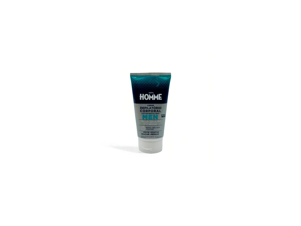 Depil Bella Creme Depilatório Corporal Masculino com Extrato de Aloe Vera 150g