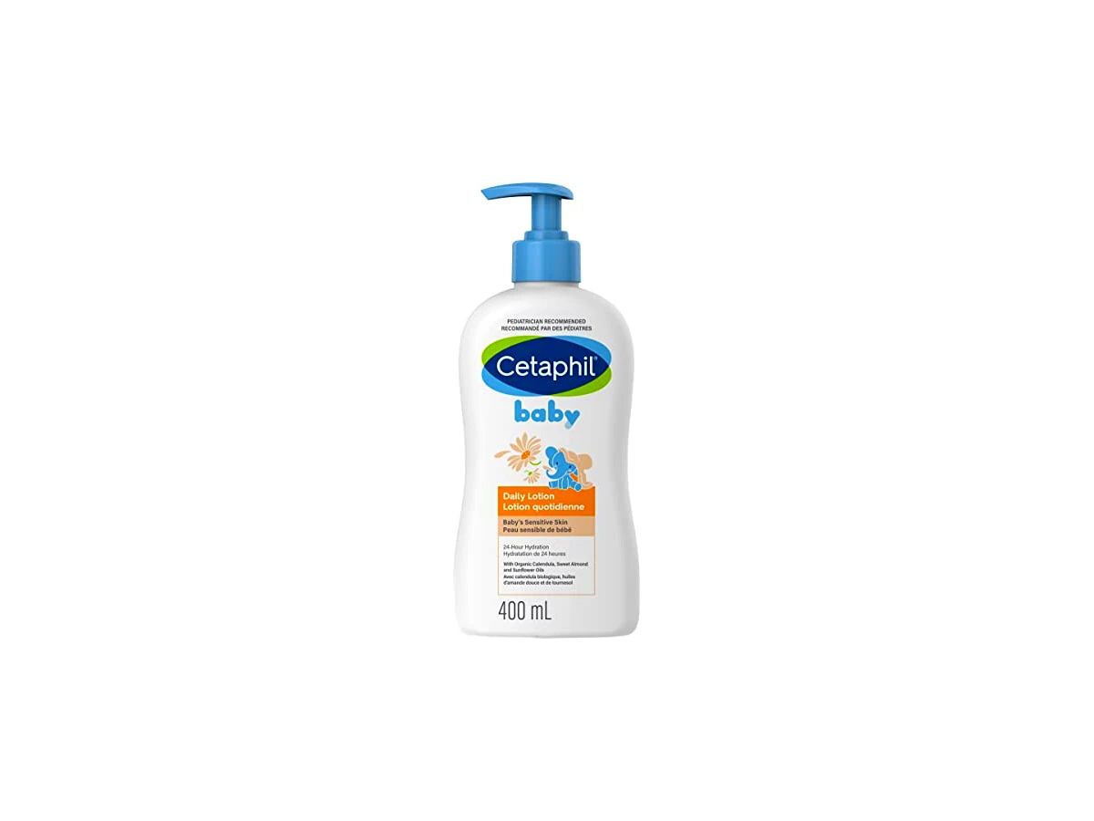 Cetaphil Baby Loção Hidratante Diária de Rosto e Corpo com Manteiga de Karité e Glicerina 399ml