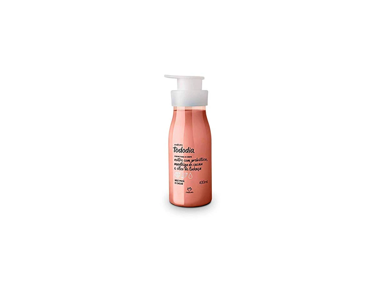 Creme Desodorante Nutritivo para o Corpo Natura Tododia Noz Pecã e Cacau 400ml