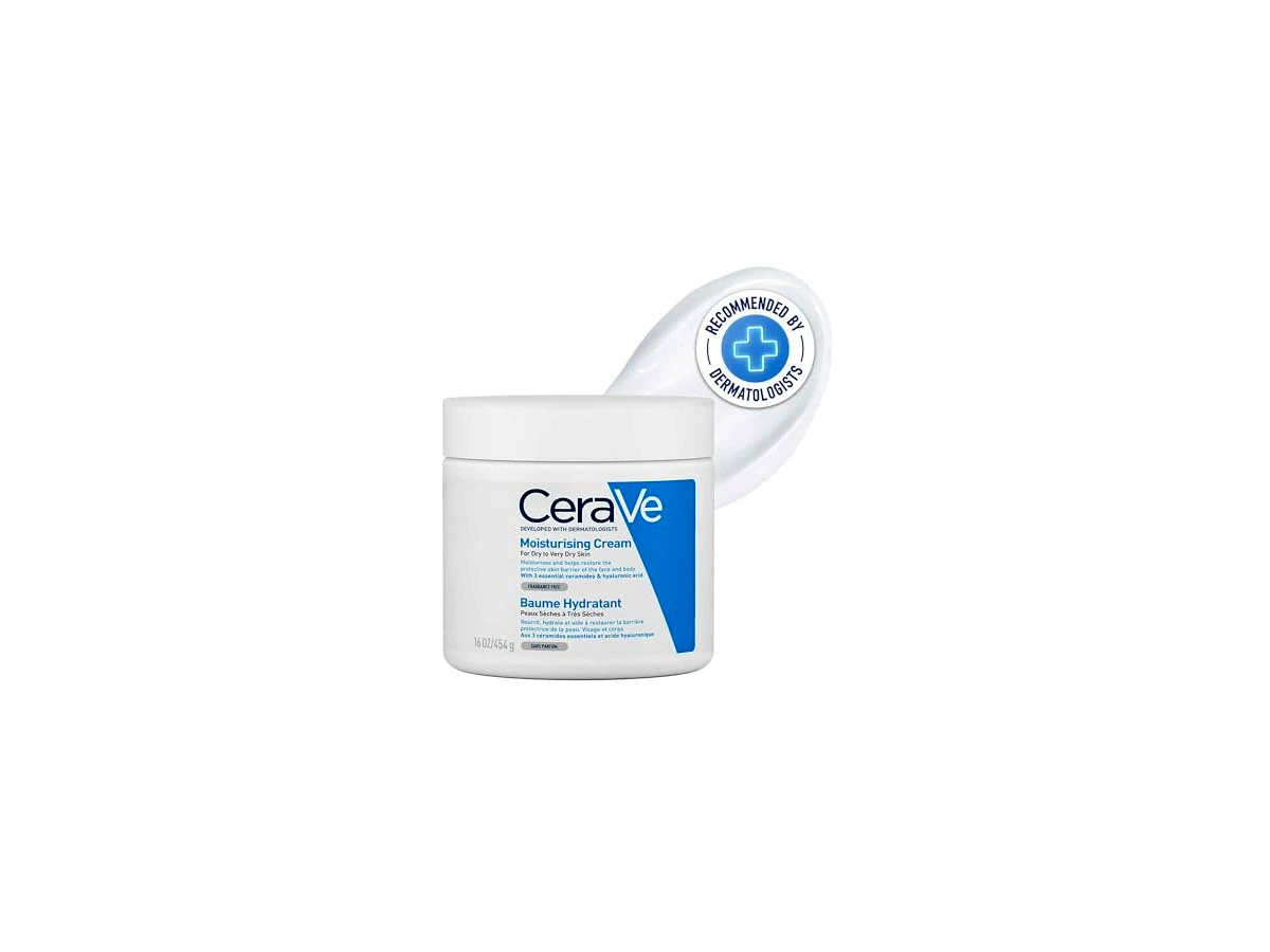 CeraVe Creme Hidratante Rosto e Corpo com Ácido Hialurônico e 3 Ceramidas Essenciais Pote 453g