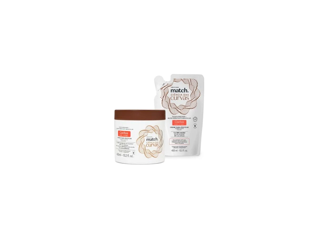 O Boticário Match Ciência das Curvas Creme de Pentear Cabelos Ondulados 300ml