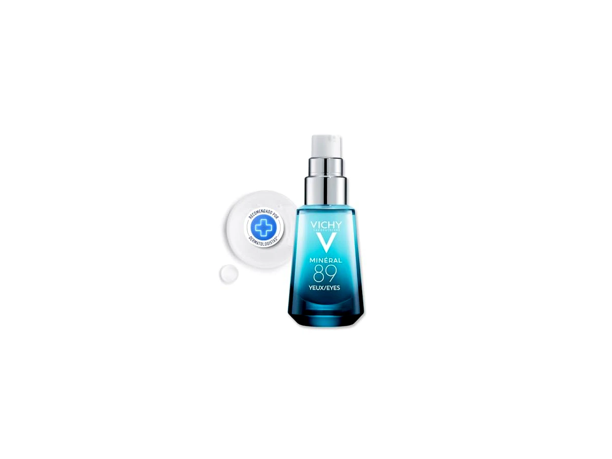 Vichy Minéral 89 Olhos Sérum Reparador com Ácido Hialurônico e Cafeína 15ml