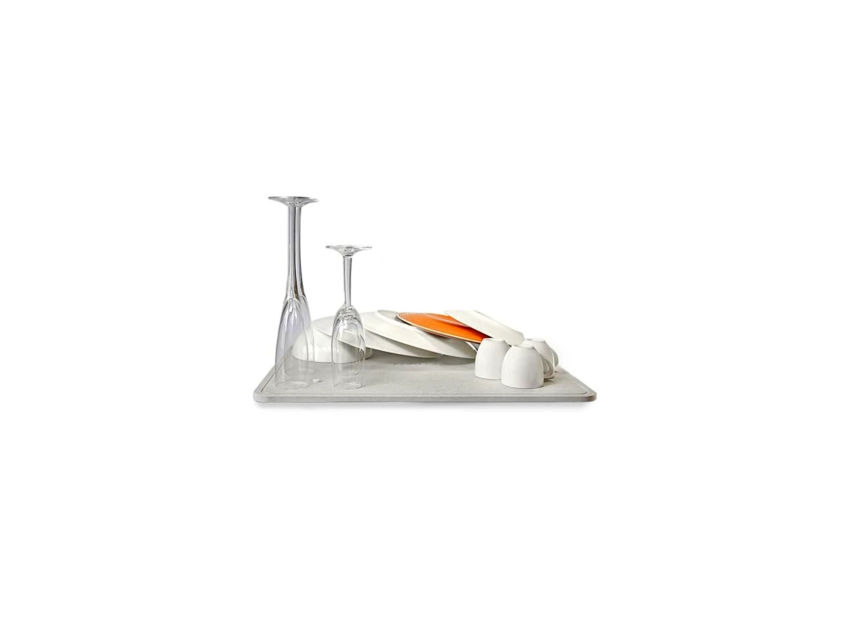 Escorredor de Louça Momo Lifestyle DryPad Cinza Névoa