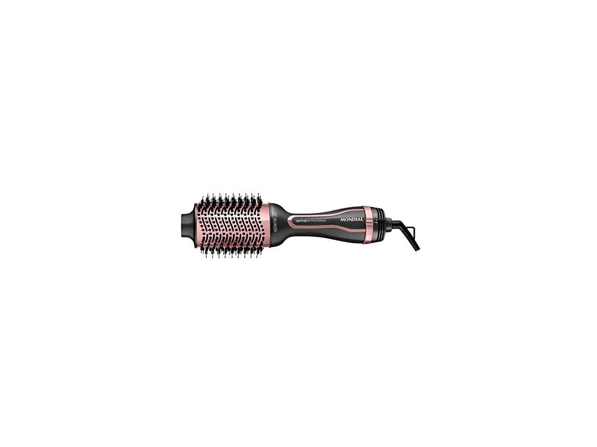 Escova Secadora Mondial Keratin Grey Rose ES-11-BI Bivolt