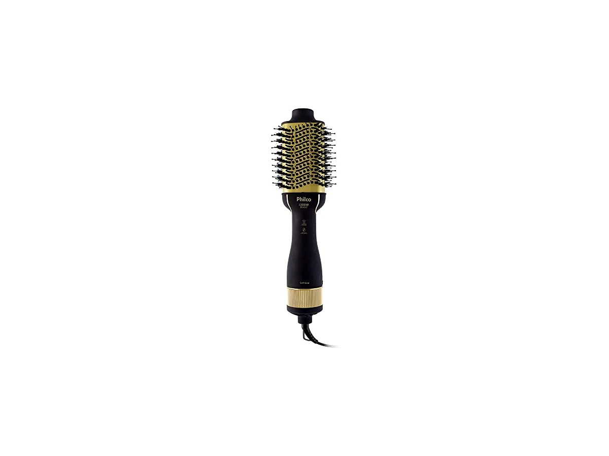 Escova Secadora Philco PES15 Soft Rose Gold com Íon Tourmaline 1200W
