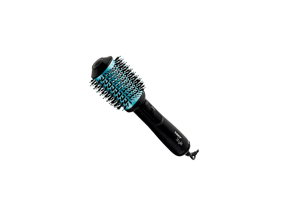 Escova Secadora Taiff Style Oval Preta e Verde 900W