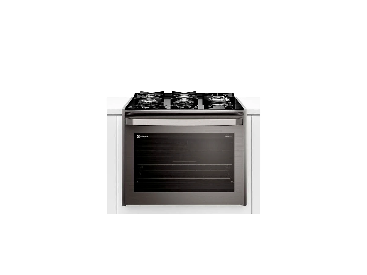 Fogão Electrolux 5 Bocas de Embutir Experience FE5EC (Cinza com Mesa de Vidro e PerfectCook360)
