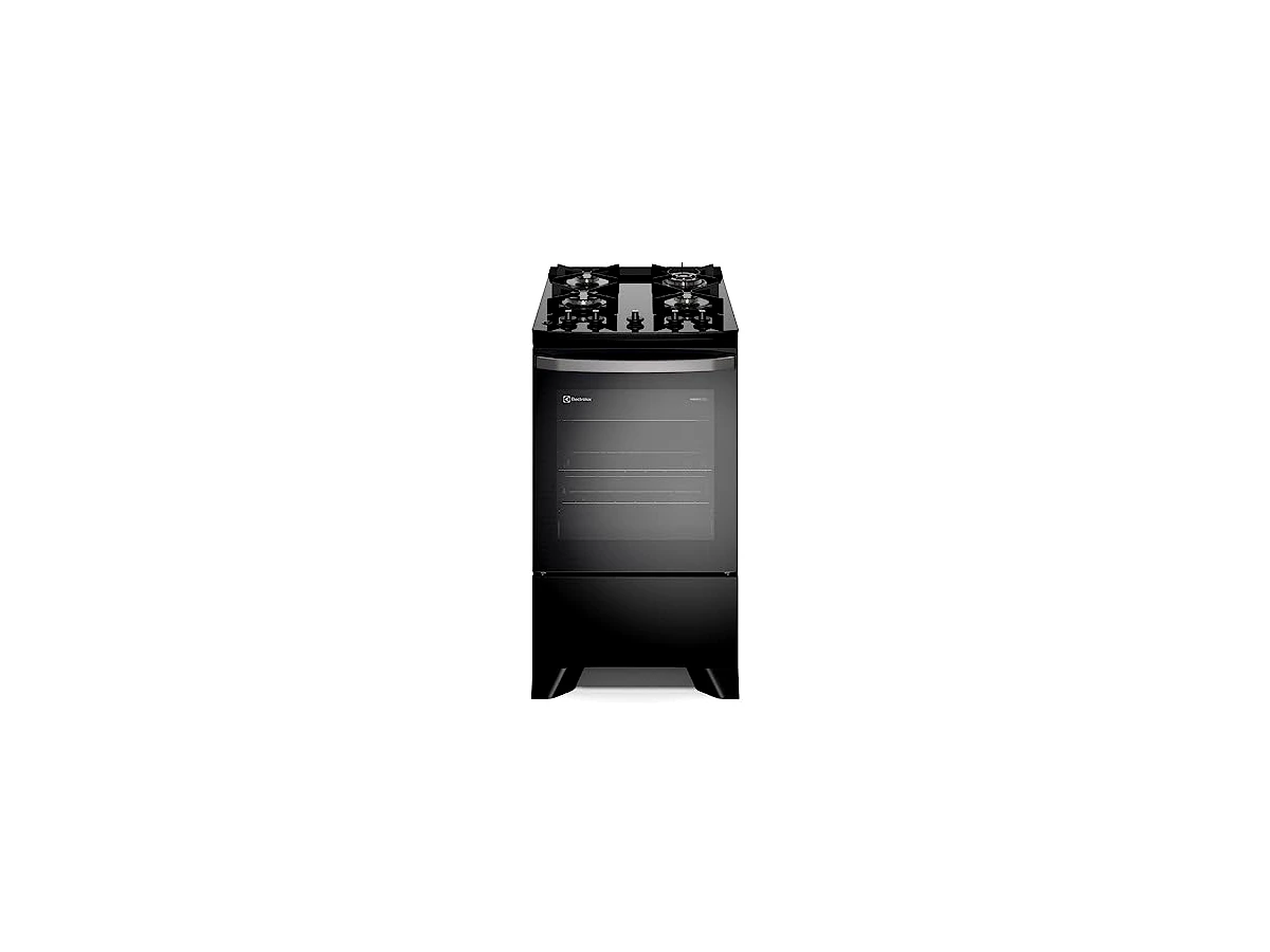 Fogão Electrolux 4 bocas Efficient com PerfectCook Preto (FE4GP) Bivolt