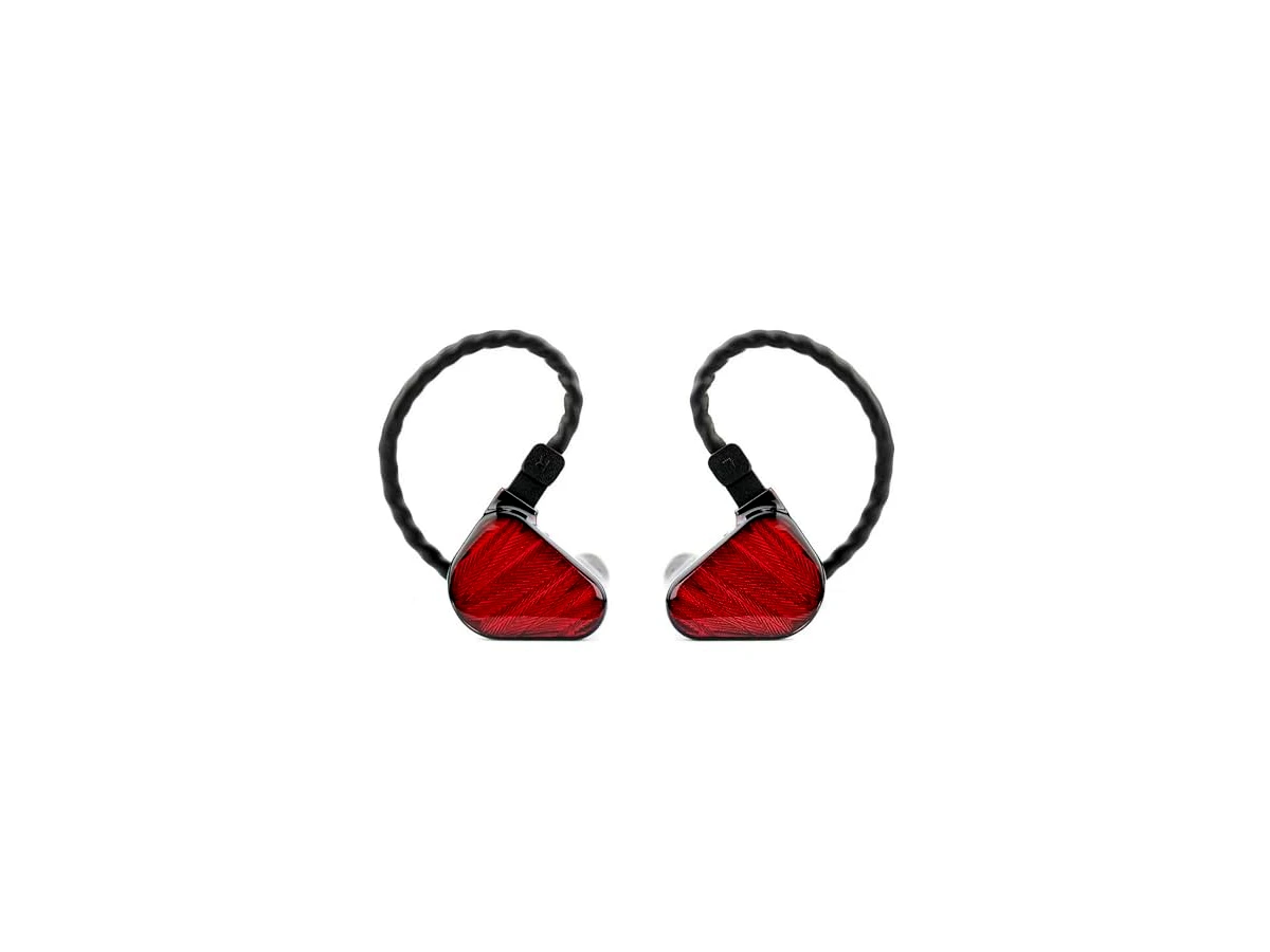 TRUTHEAR x Crinacle Zero: Fones de ouvido intra-auriculares vermelhos