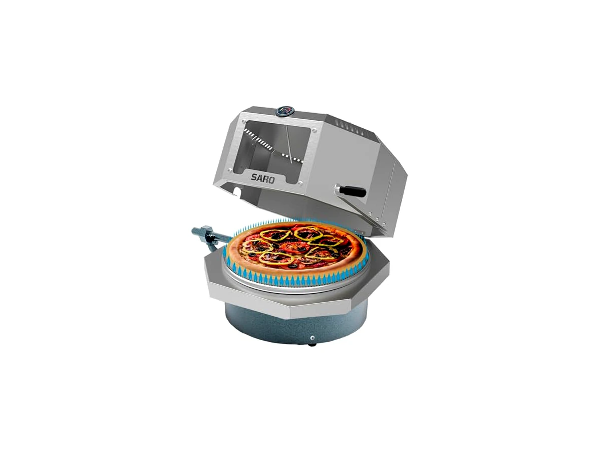 Forno Compacto de Pizza à Gás SARO 40cm (Modelo FC40)