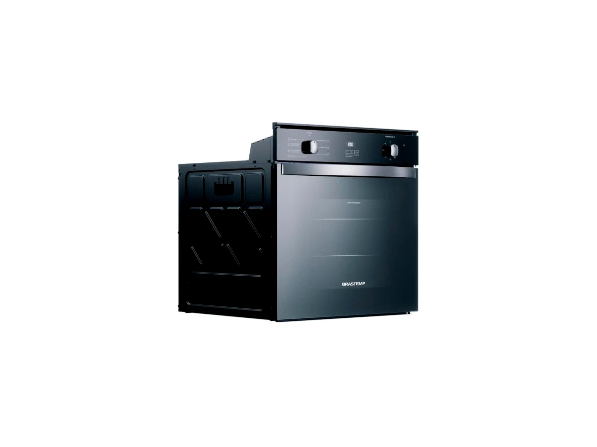 Forno de Embutir Brastemp BOC84AR 84L Inox Espelhado