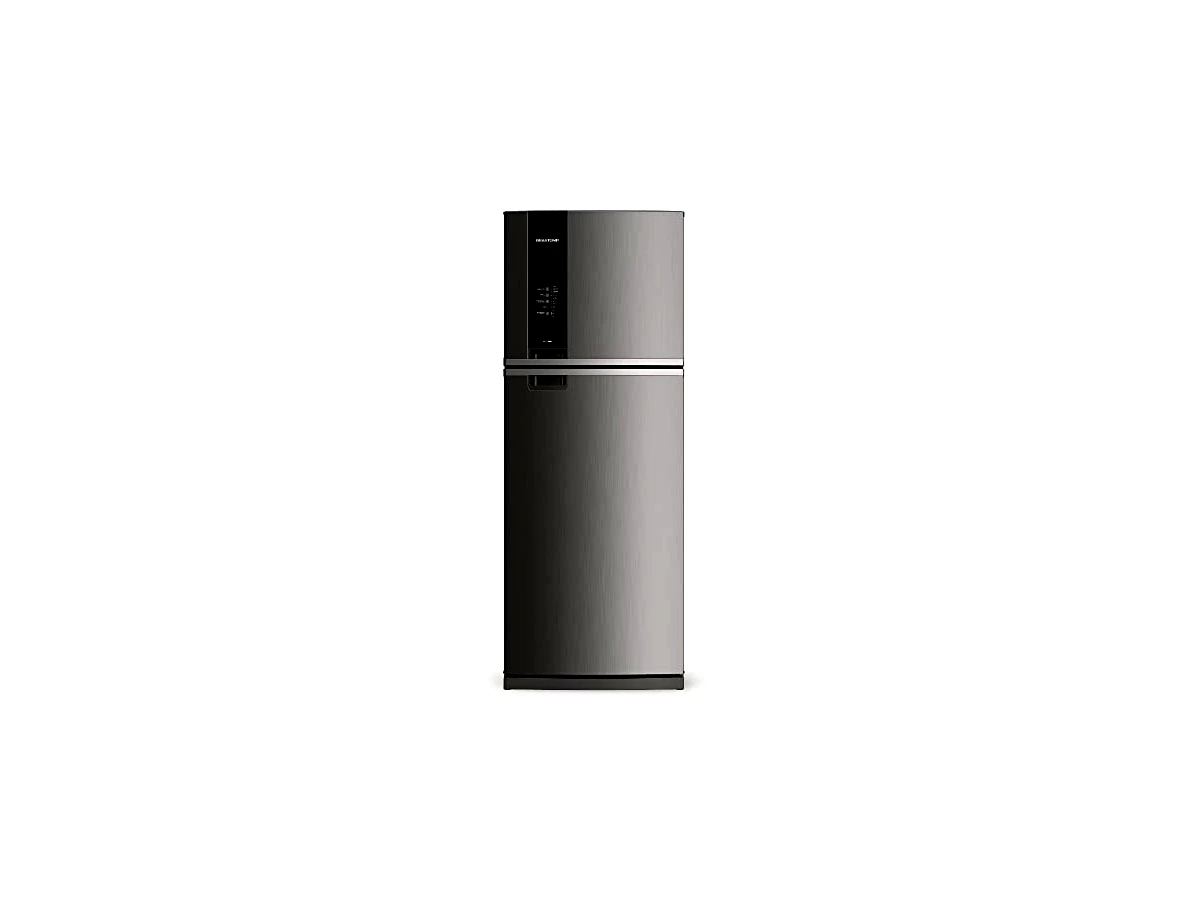 Geladeira Brastemp Frost Free Duplex 462 Litros Cor Inox com Turbo Control - BRM56AK