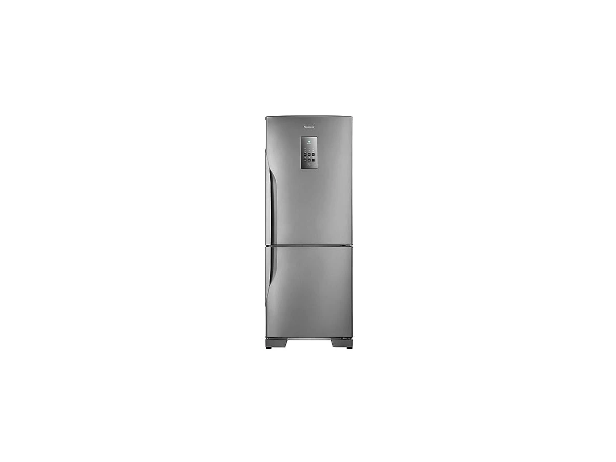 Geladeira Panasonic Econavi Frost Free Inverse 425 Litros Aço Escovado (NR-BB53PV3X)