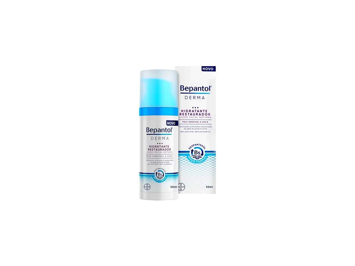 Bepantol Derma Hidratante Facial Noturno Restaurador 50g