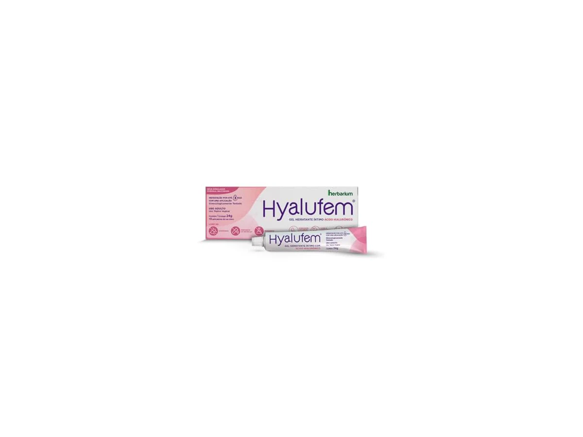Hyalofemme Gel Hidratante Vaginal com Ácido Hialurônico - Bisnaga 30g e 1 Aplicador Reutilizável